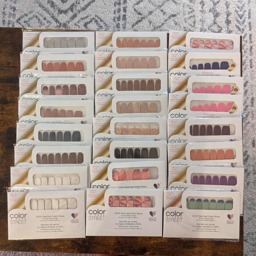 24 NWT ColorStreet nail wraps